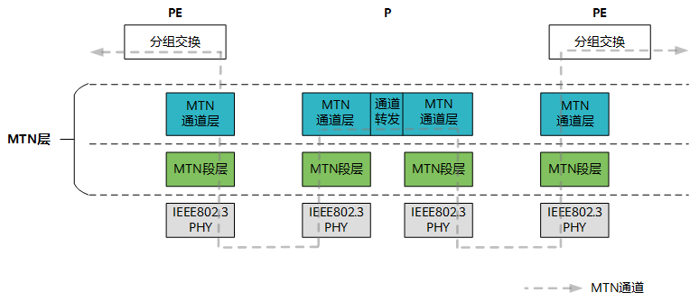 MTN的典型组网模型