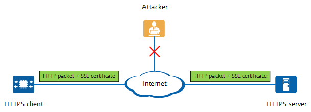 HTTPS packet transmission