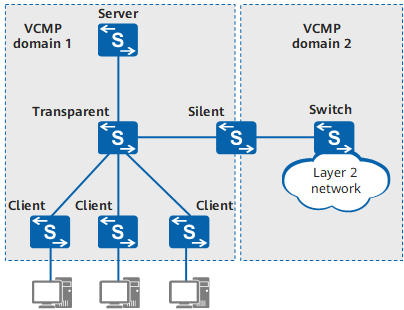 VCMP domains and roles