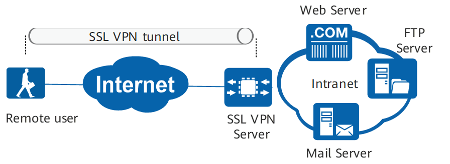 SSL VPN application scenario
