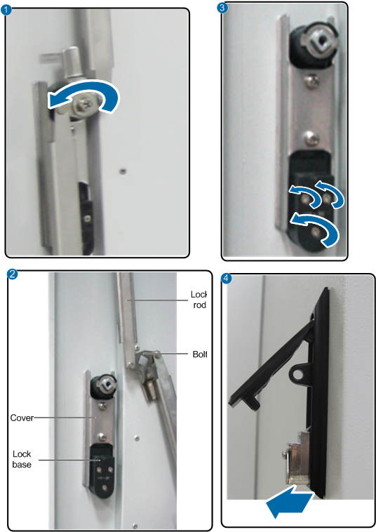 Replacing The Cabinet Lock Core Hw 2801 Access Network Outdoor
